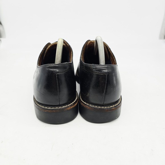 Vintage Polo Ralph Lauren Shoes Men\'s 9 D Oxford Black‎ Leather Plain Toe Derby main image 8